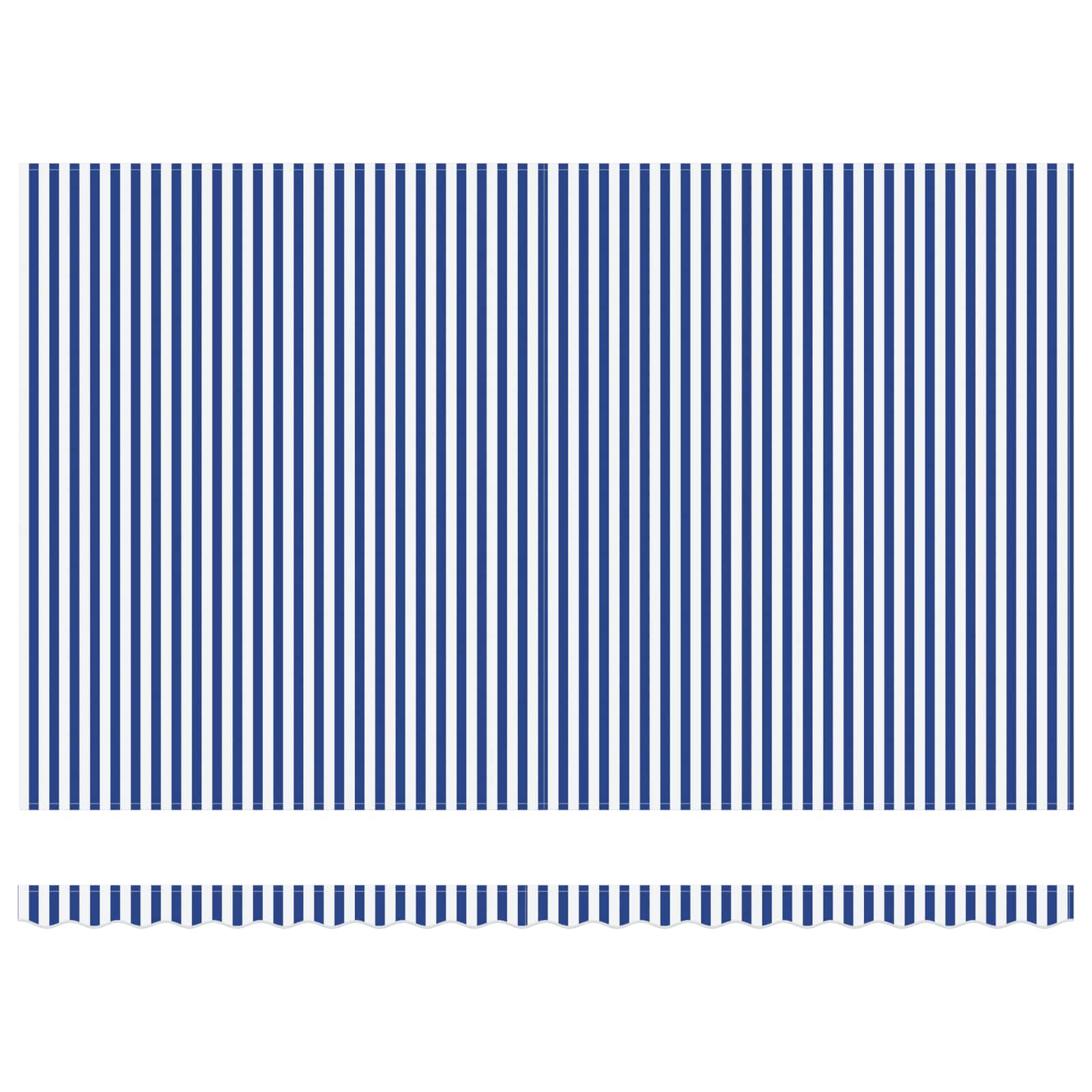 Retractable Awning Blue and White 500x300 cm fabric