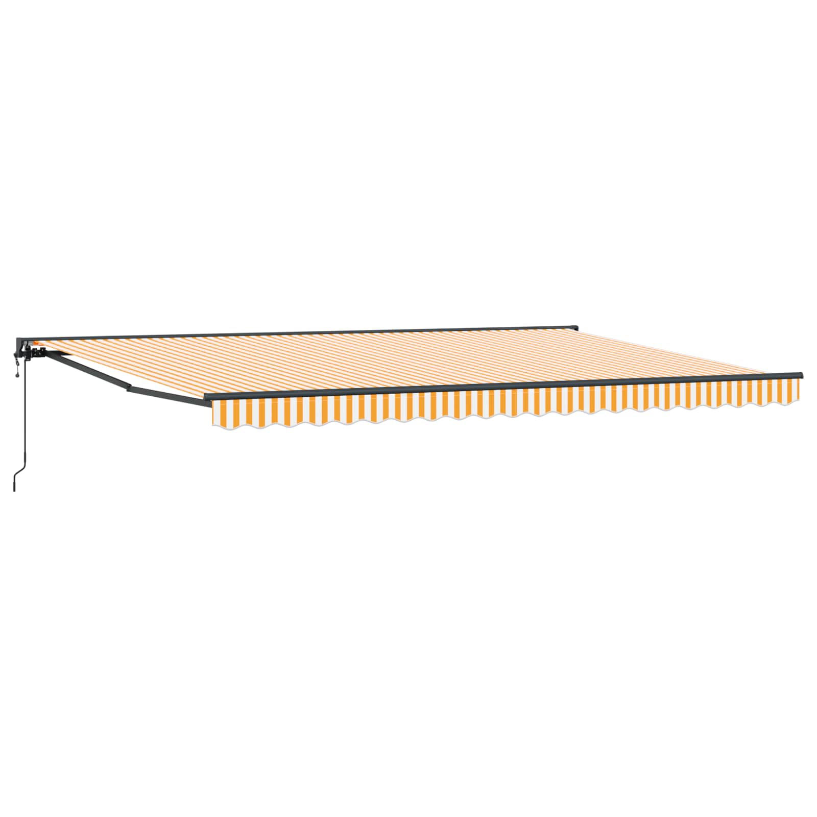 Markizės rėmas Geltona ir balta 500 × 300 cm