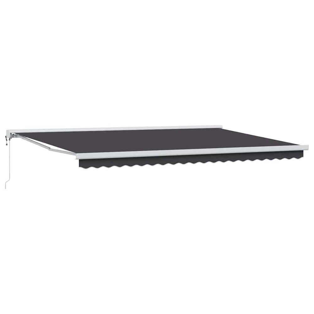 Ištraukiama markizė Antracitas 500 × 300 cm Audinys, metalas