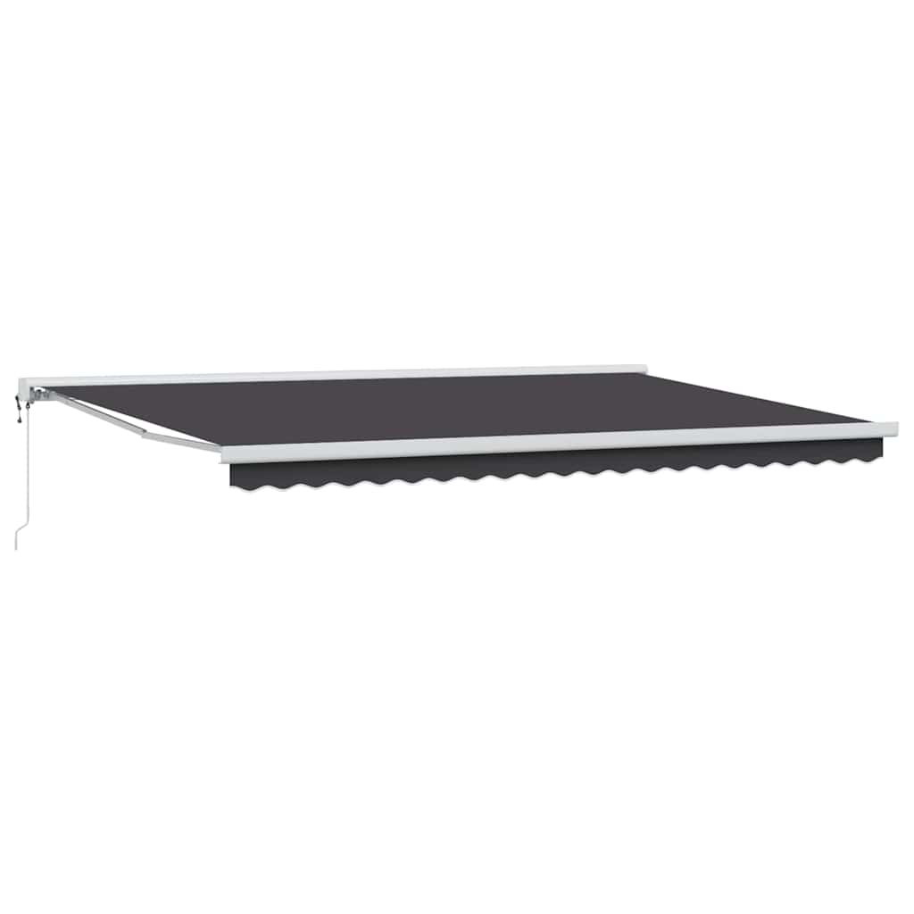 Ištraukiama markizė Antracitas 500 × 300 cm Audinys, metalas