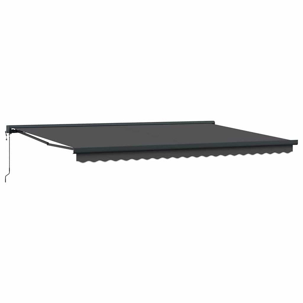 Ištraukiama markizė Antracitas 500 × 300 cm Audinys, metalas