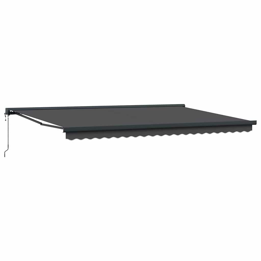 Ištraukiama markizė Antracitas 500 × 300 cm Audinys, metalas