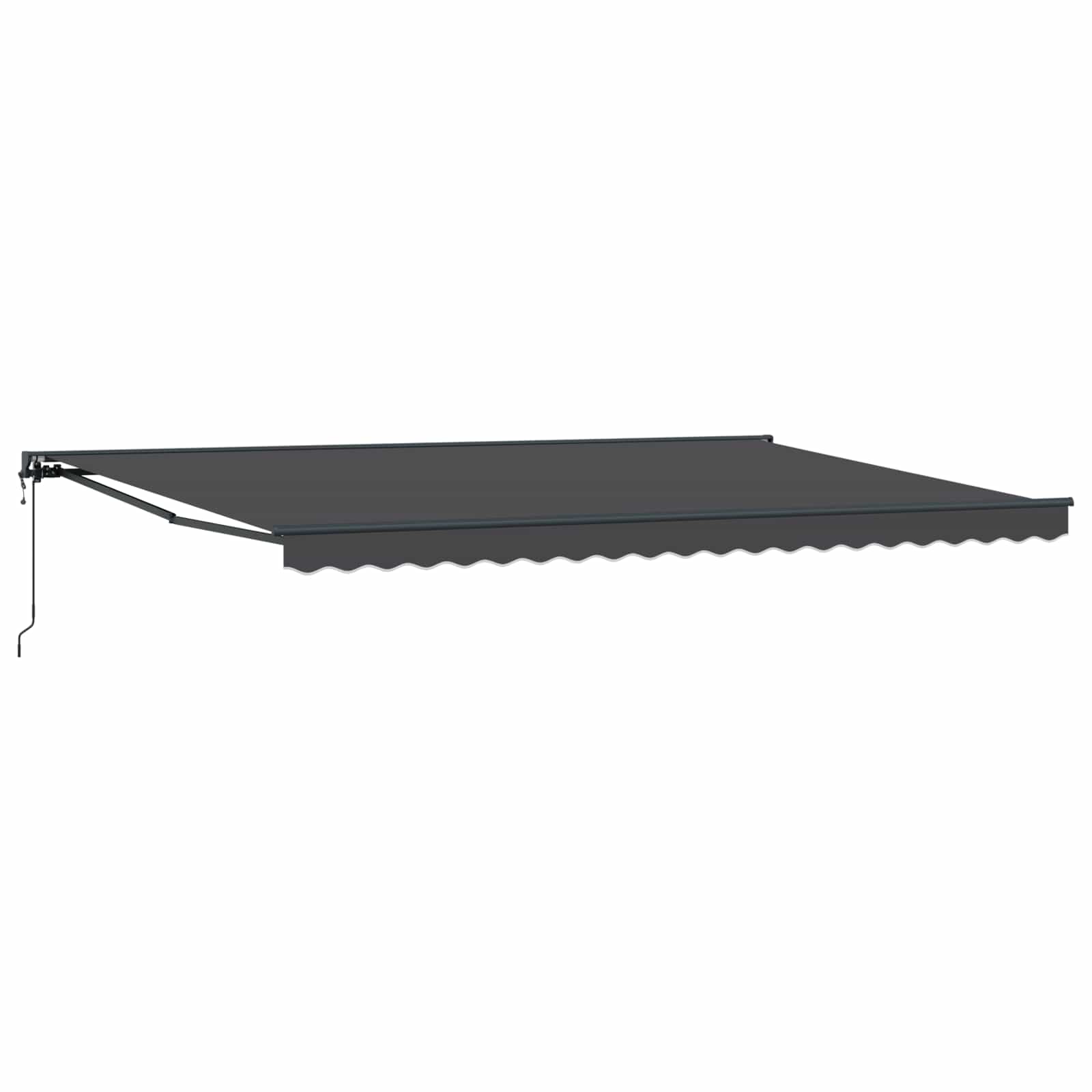 Markīzes rāmis Antracīts 500 × 300 cm Poliesters ar PU pārklājumu