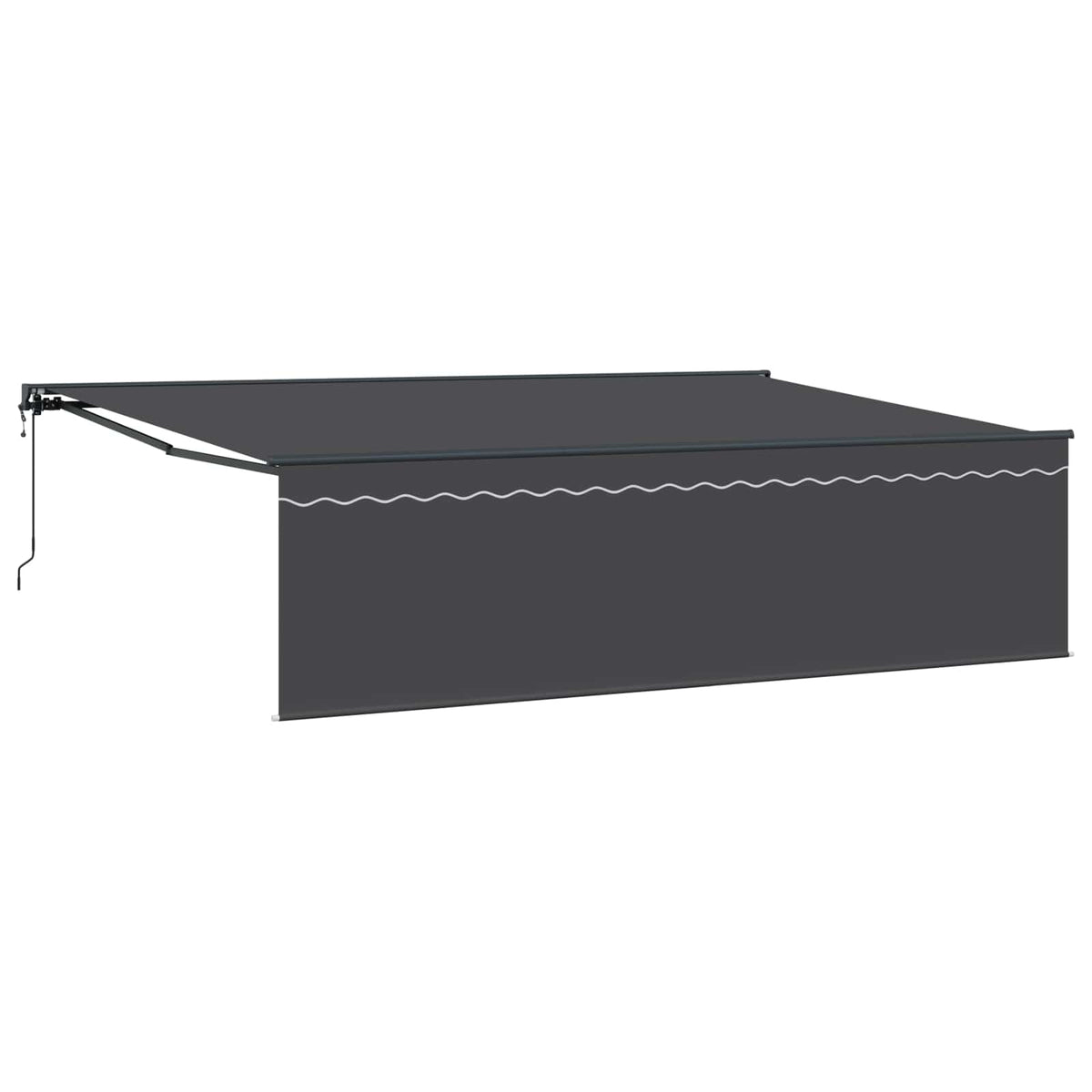 Elektrinė pavėsinė 5 x 3 m Antracito 100% poliesteris