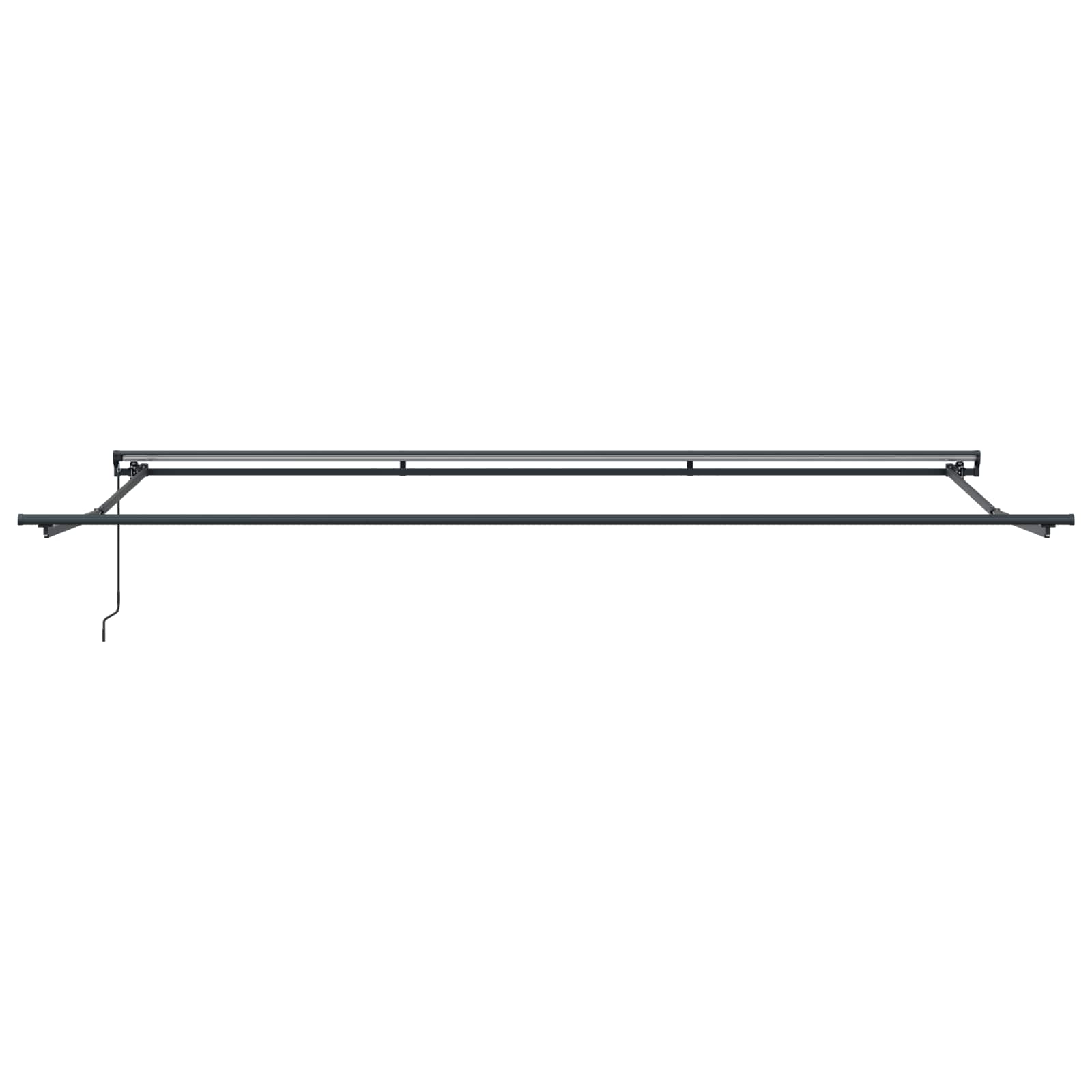 Awning frame Cherry 500 × 300 cm Polyester with PU coating