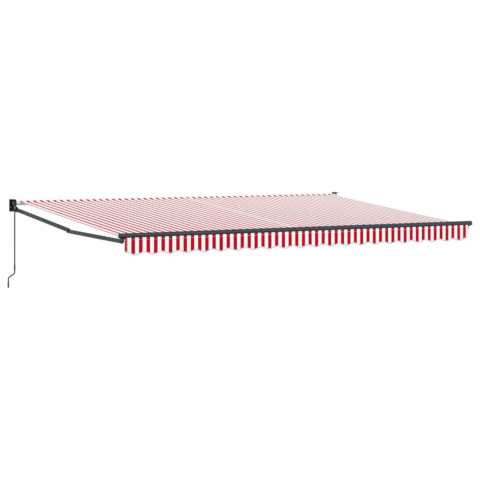 Nojumes Sarkans un balts 500 x 300 cm Poliesteris un metāls