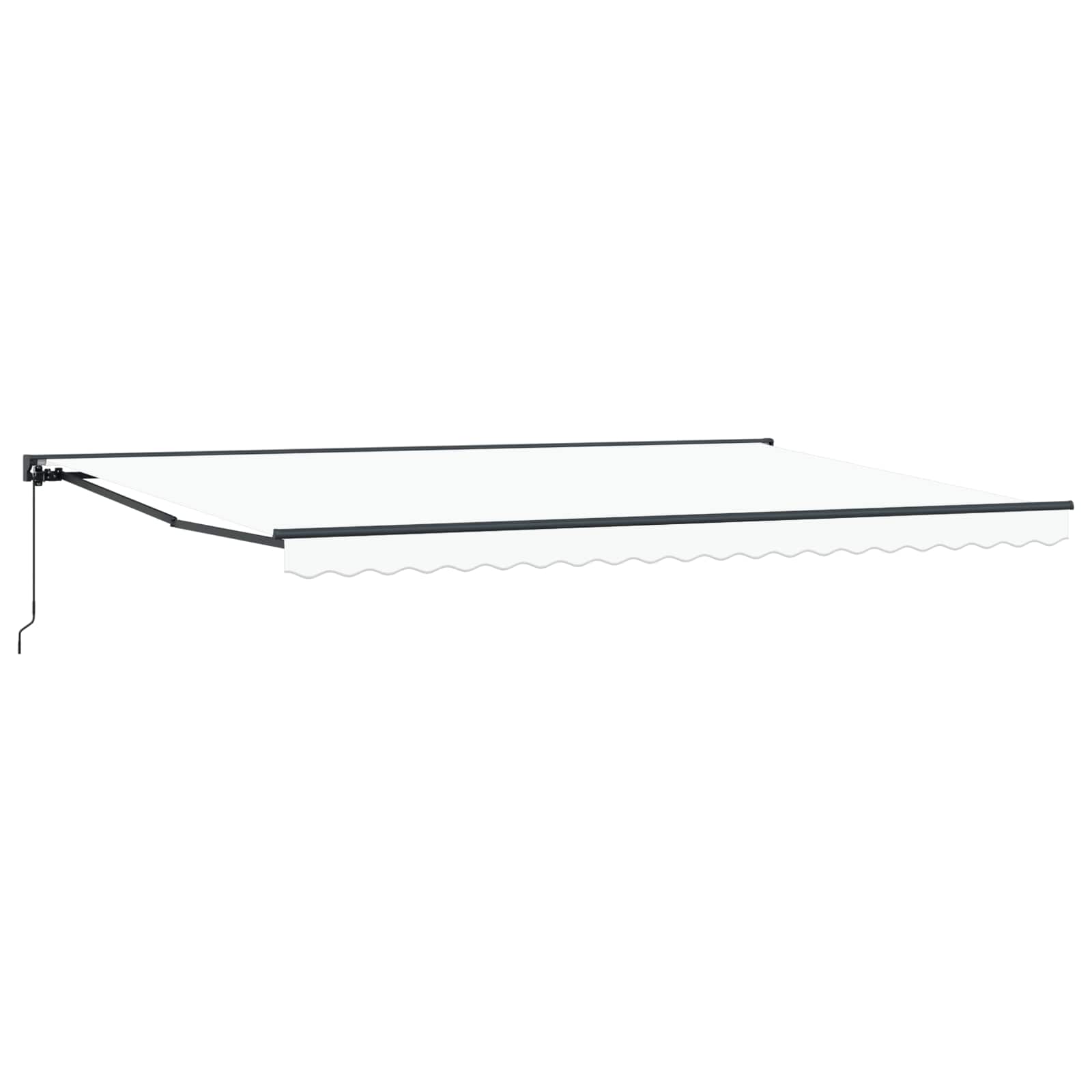 Awning frame White 500 × 300 cm Polyester with PU coating