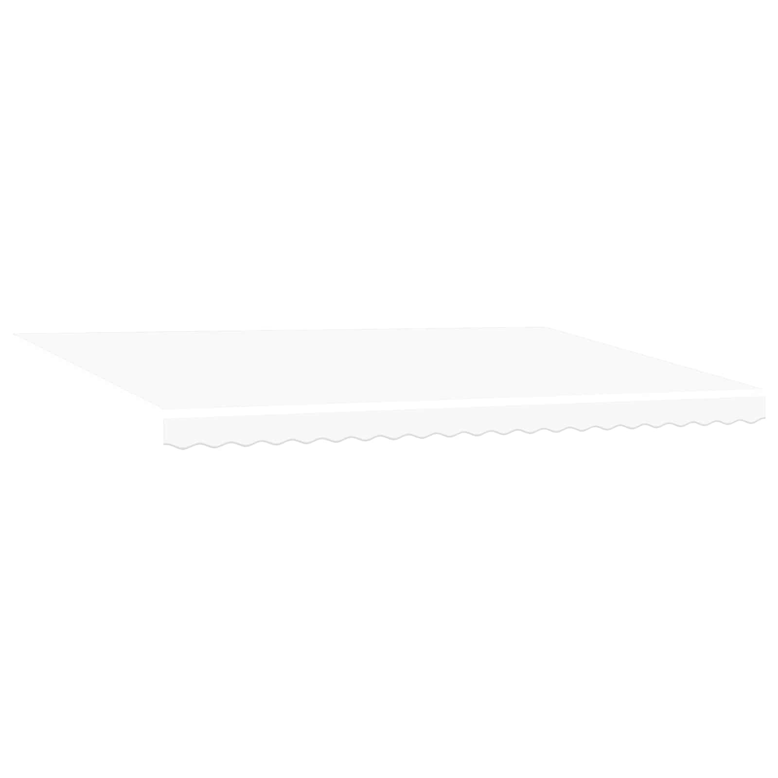Awning frame White 500 × 300 cm Polyester with PU coating