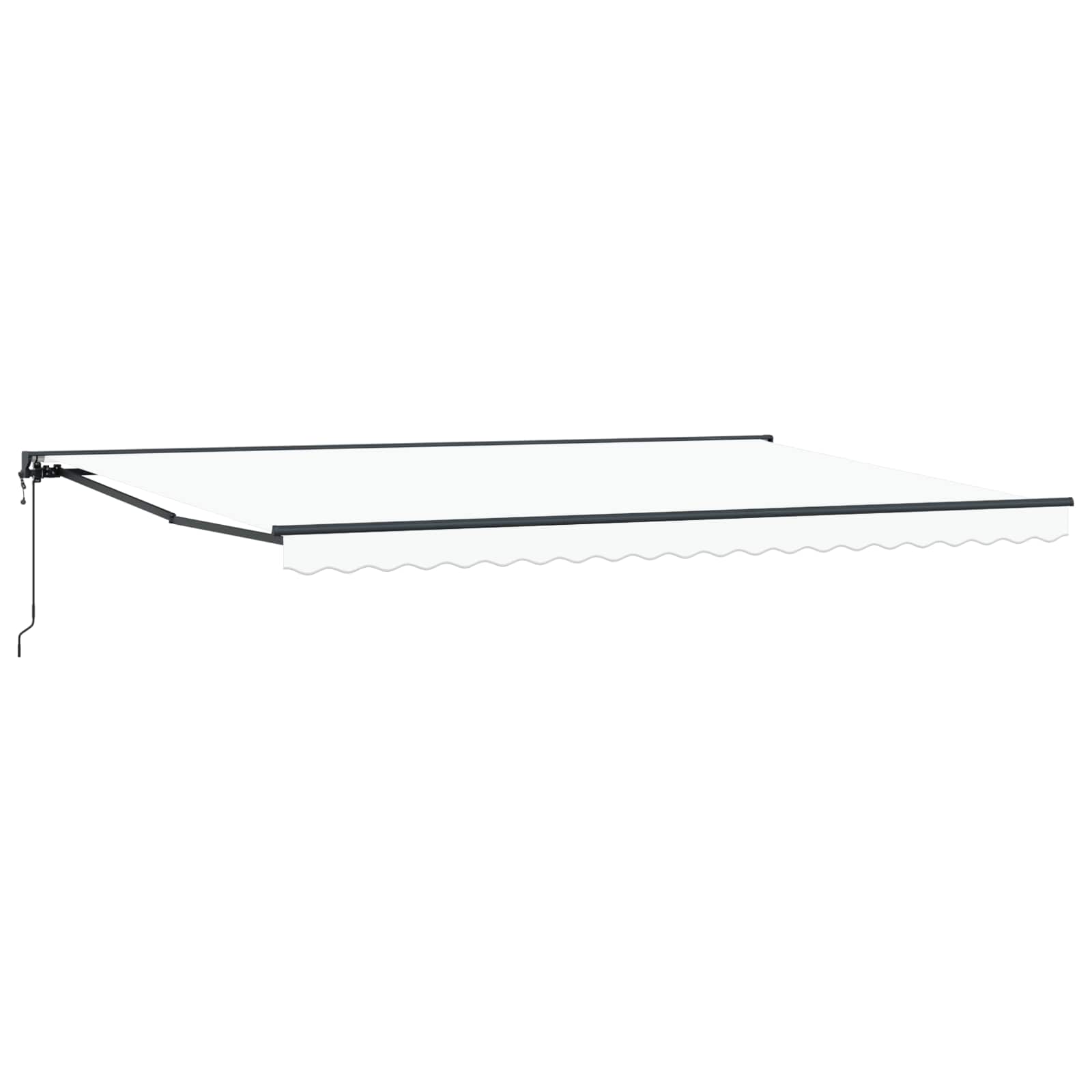 Awning frame White 500 × 300 cm Polyester with PU coating