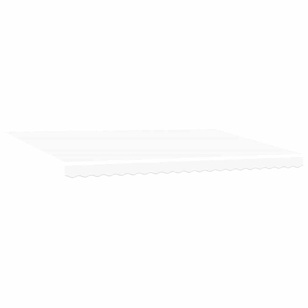 Ištraukiama markizė Balta 500x300 cm Audinys ir aliuminis