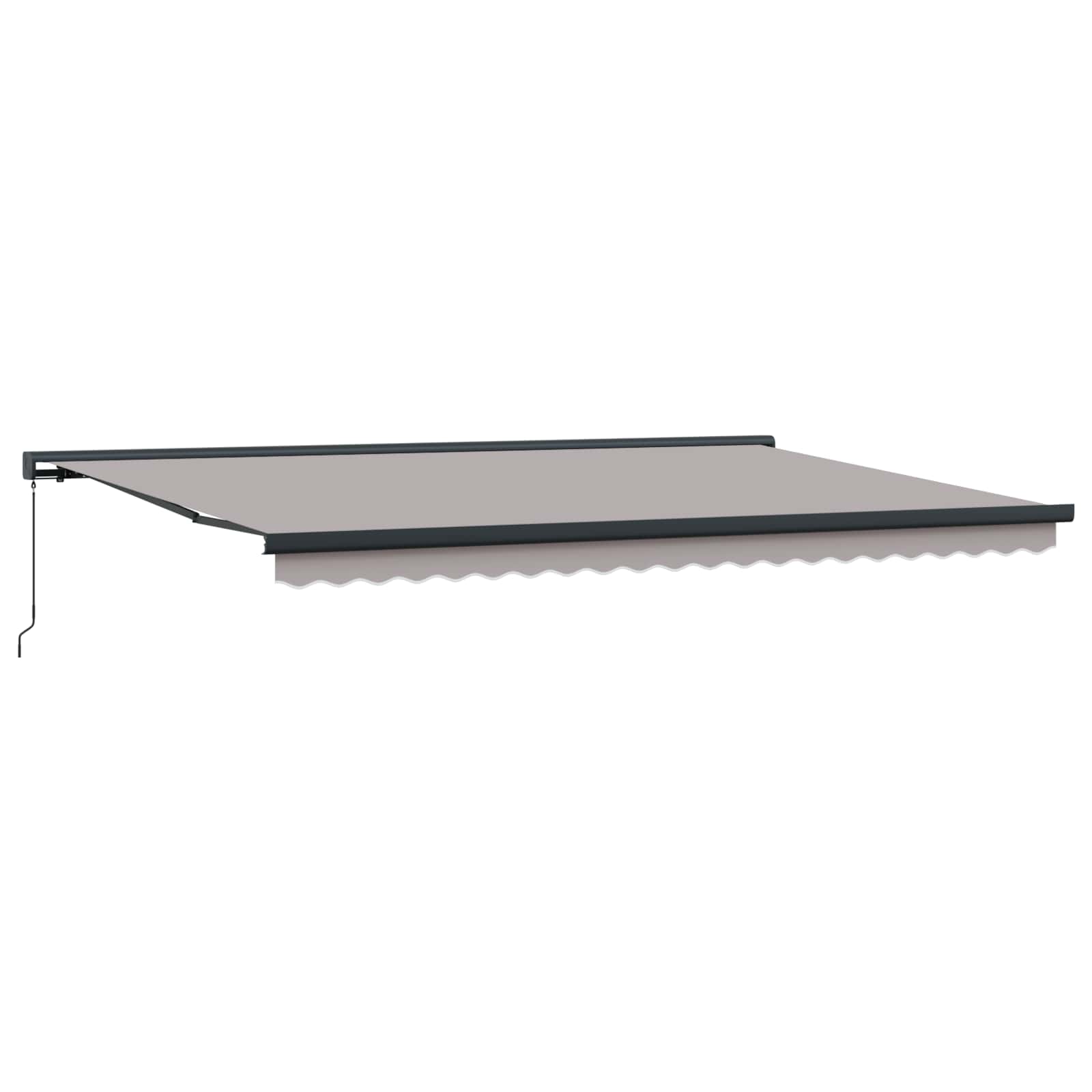 Retractable Awning Light Grey 500 × 300 cm