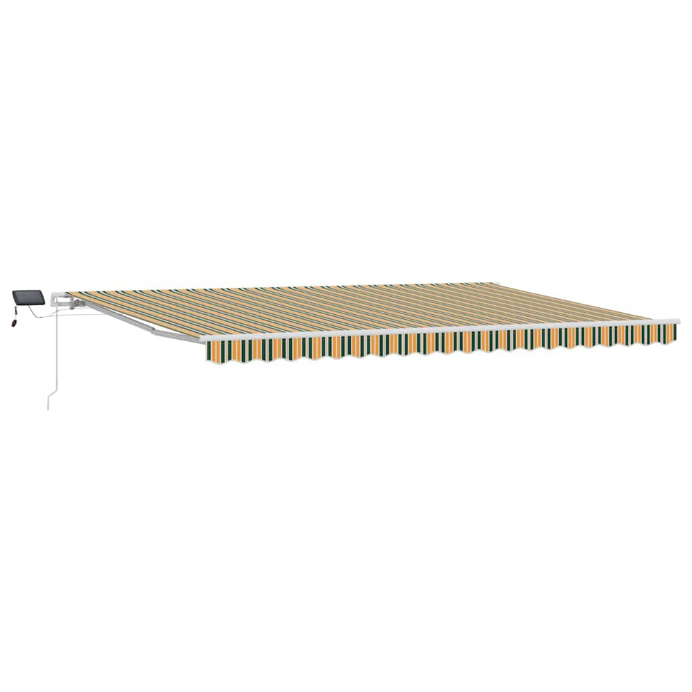 Ištraukiama markizė Žalia ir geltona 500 × 300 cm