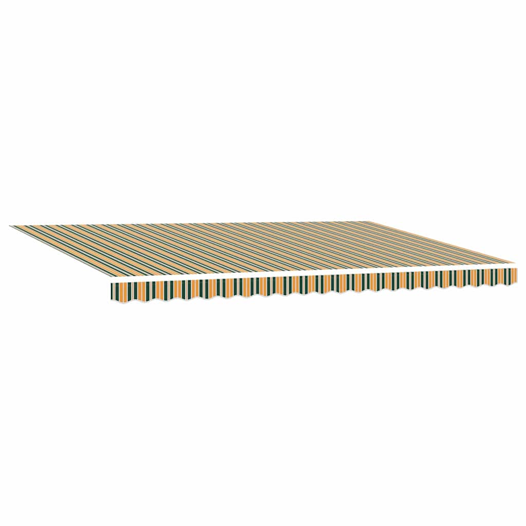 Elektrinė ištraukiama pavėsinė Žalia ir geltona 500 × 300 cm