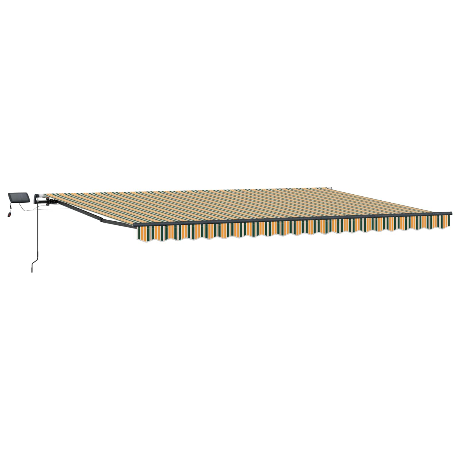 Ištraukiama markizė Žalia ir geltona 500 × 300 cm