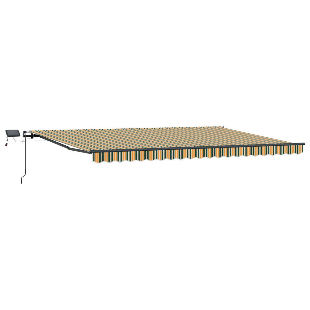Ištraukiama markizė Žalia ir geltona 500 × 300 cm