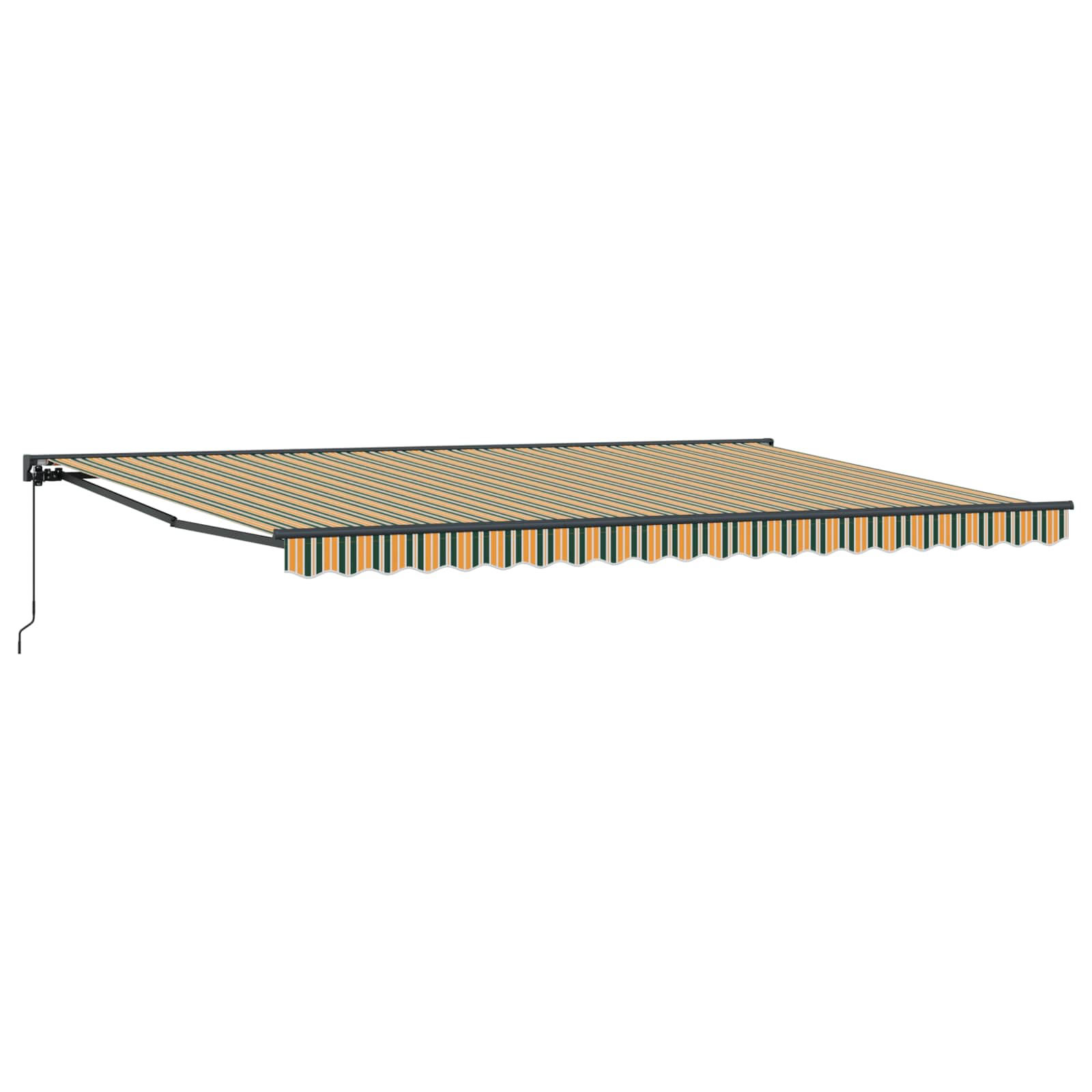 Markizės rėmas Žalia ir geltona 500 × 300 cm