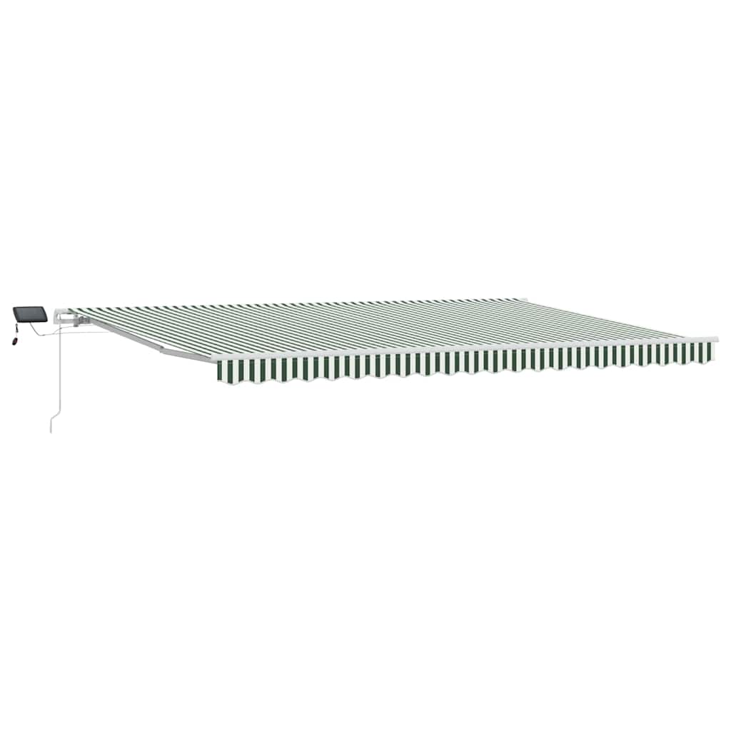 Ištraukiama markizė Žalia ir balta 500 × 300 cm