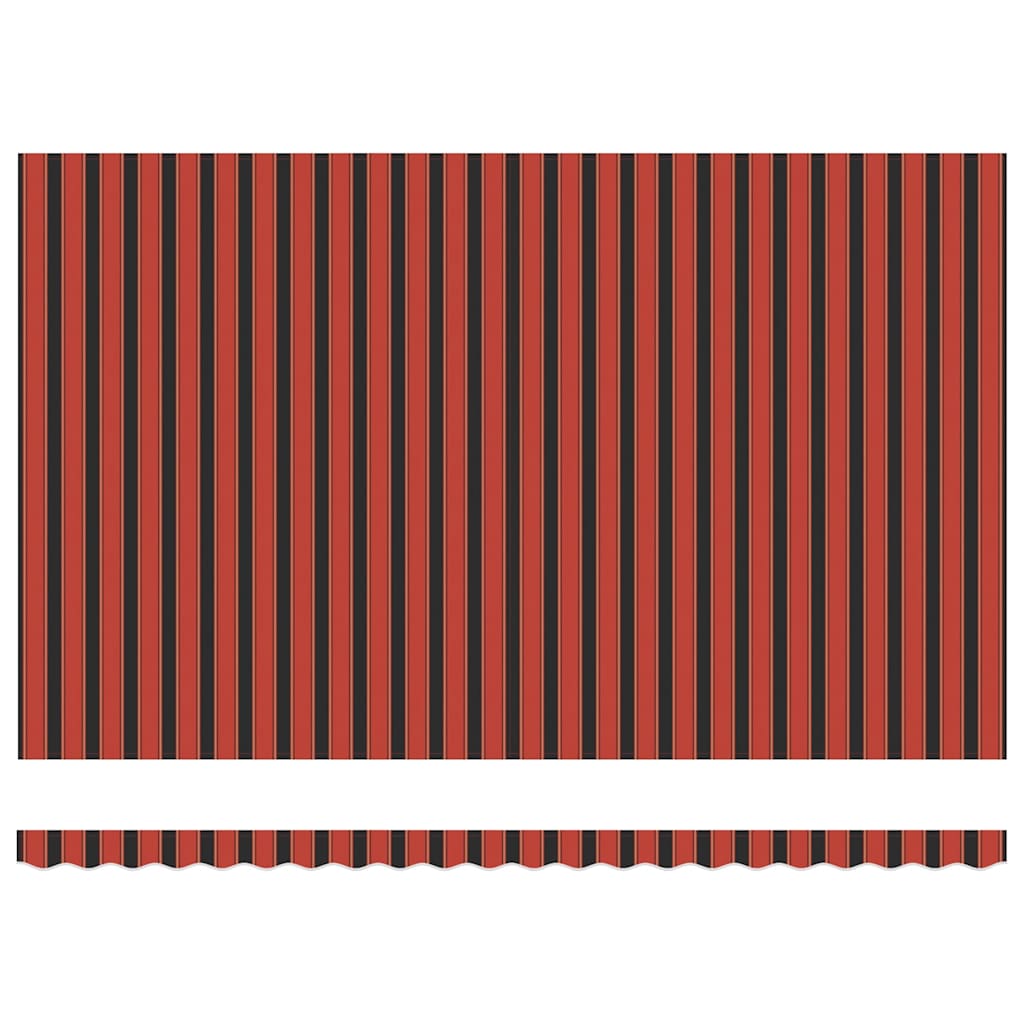 Electric Retractable Awning Orange and Brown 500 × 300 cm