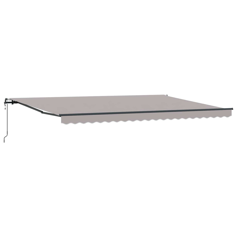 Ištraukiama markizė Šviesiai pilka 500 × 350 cm