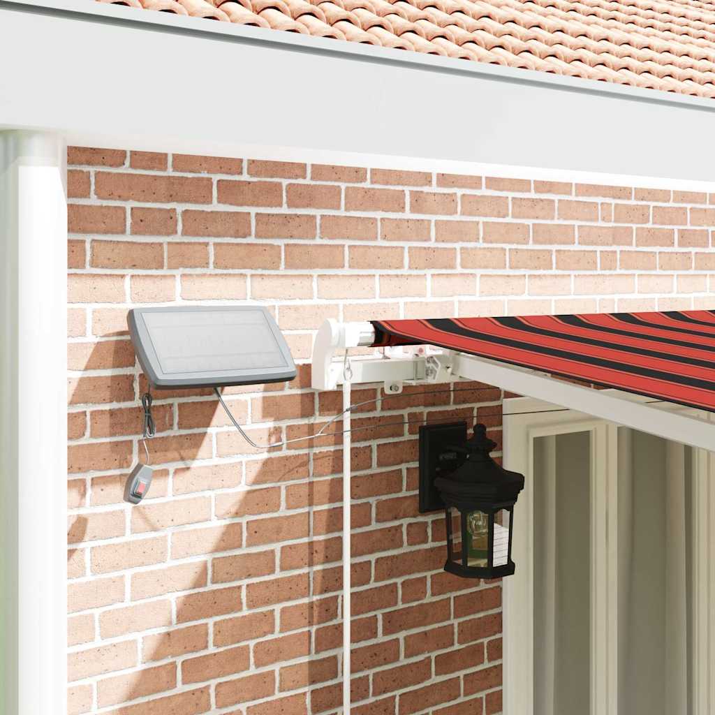 Retractable Awning Orange and Brown 600 x 300 cm