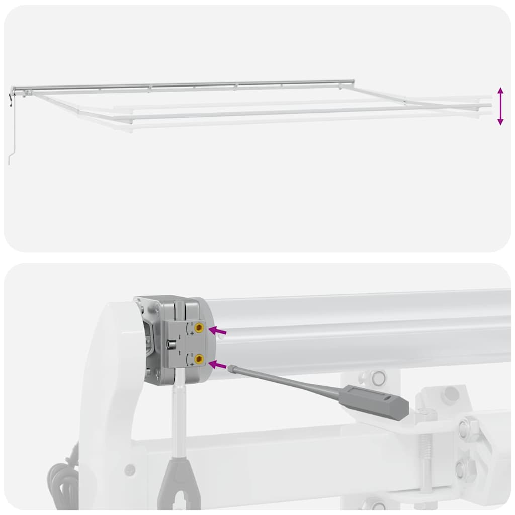 Įtraukiama markizė Oranžinė ir ruda 600 × 300 cm