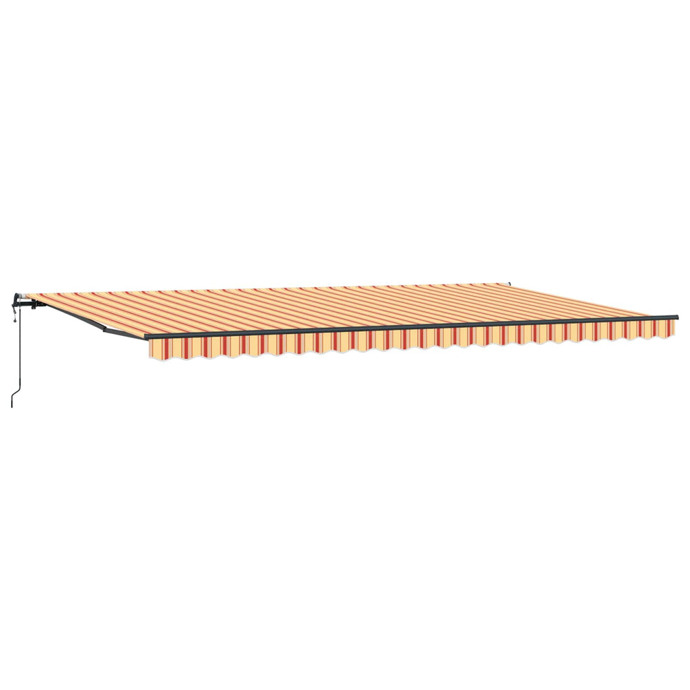 Ištraukiama markizė Geltona ir Oranžinė 600 × 300 cm