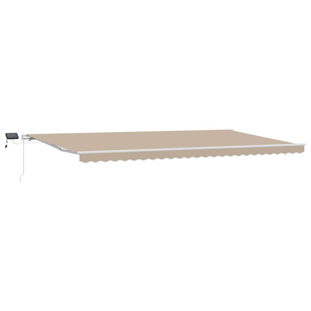 Ištraukiama markizė Smėlio 600 × 300 cm Audinys ir plienas