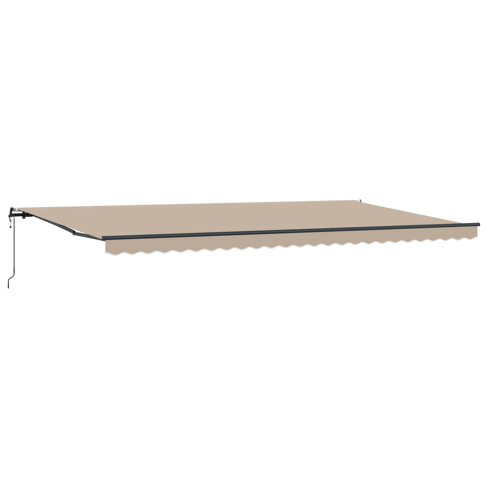 Ištraukiama markizė Smėlio 600 × 300 cm Audinys ir aliuminis