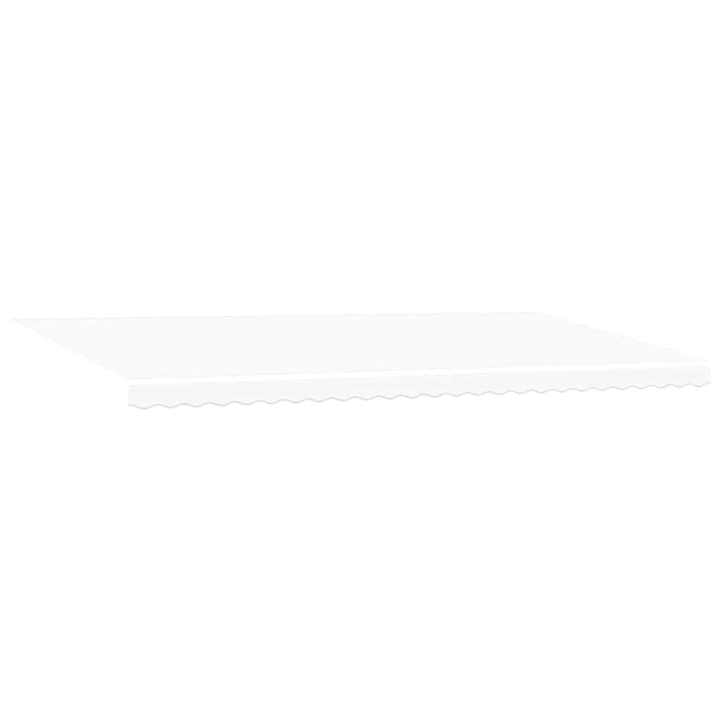 Ištraukiama markizė Balta 600 × 300 cm Poliesteris ir Metalas
