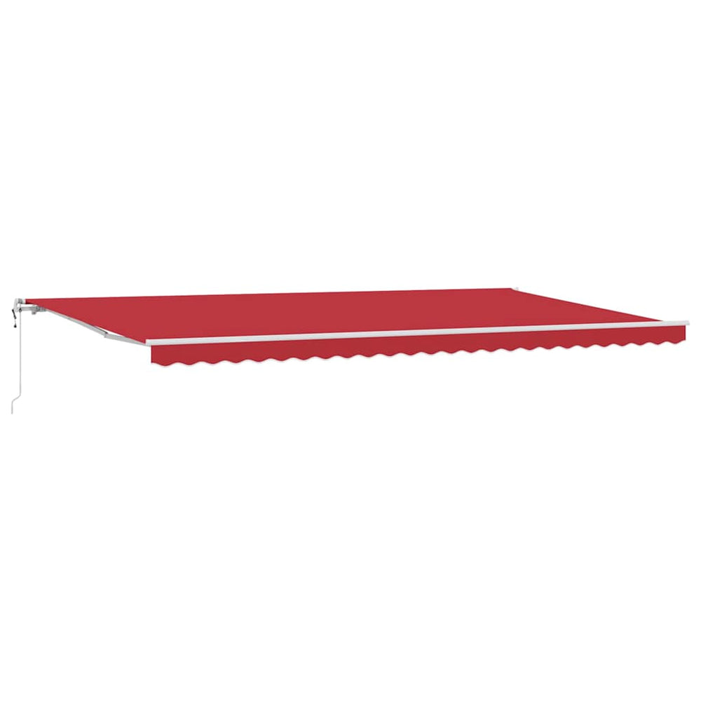 Ištraukiama markizė 600 × 300 cm Raudona