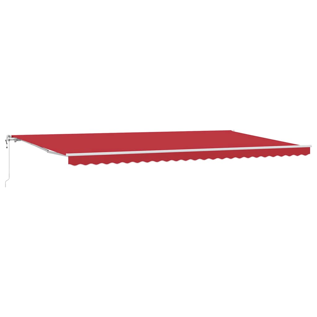 Ištraukiama markizė 600 × 300 cm Raudona