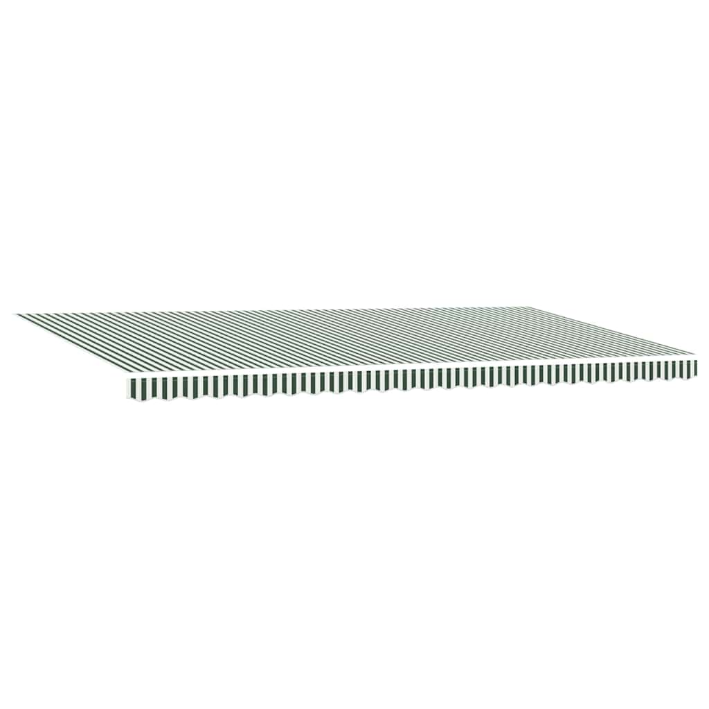 Ištraukiama markizė Žalia ir balta 600 × 300 cm