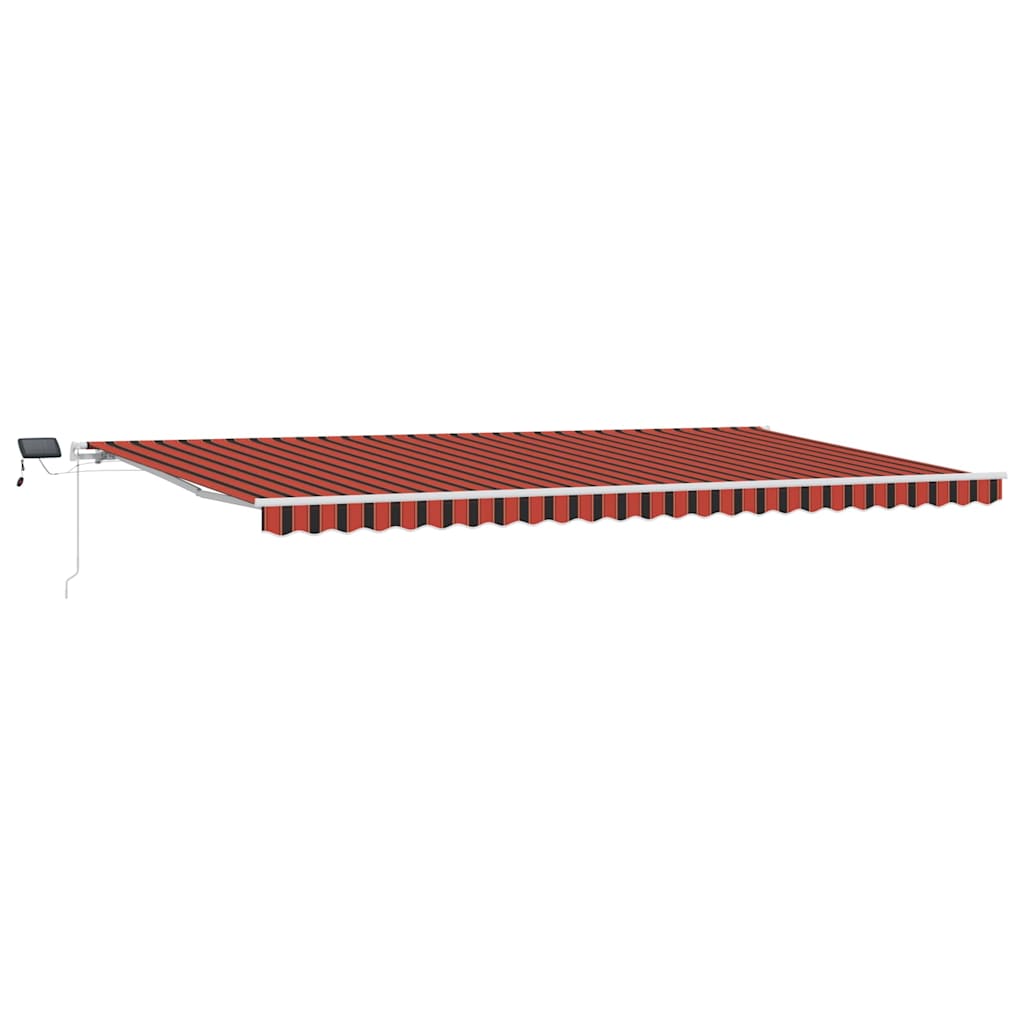 Ištraukiama markizė oranžinė ir ruda 600 × 350 cm