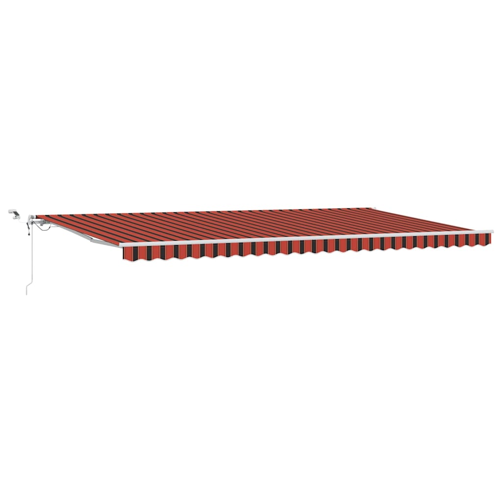 Ištraukiama markizė Oranžinė ir ruda 600 × 350 cm