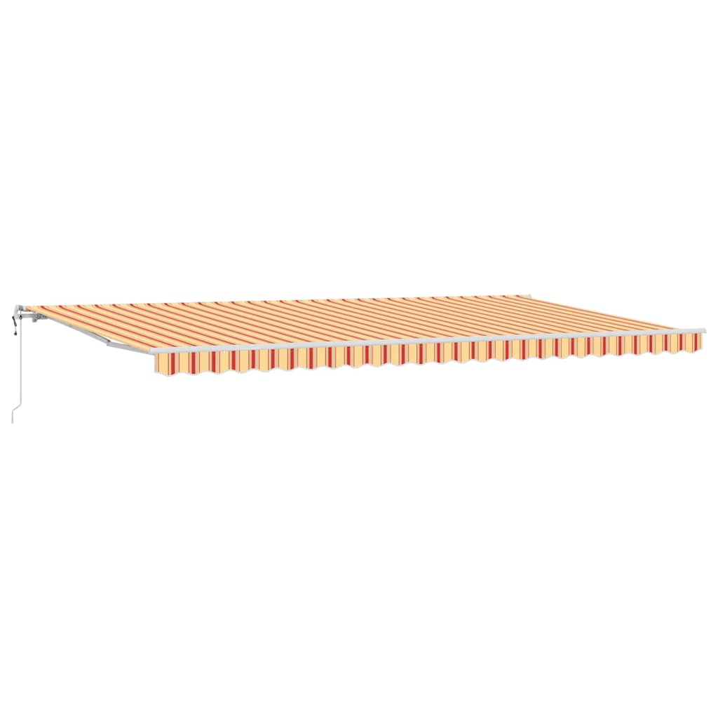 Elektrinė ištraukiama pavėsinė Geltona ir Oranžinė 600 × 350 cm