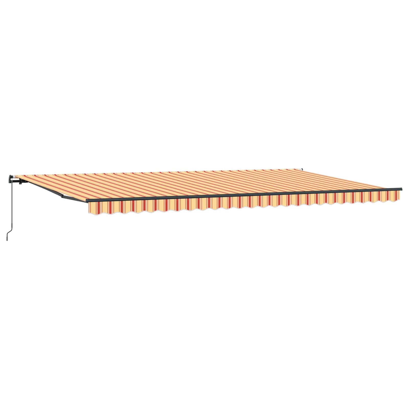 Ištraukiama markizė Geltona ir Oranžinė 600 × 350 cm