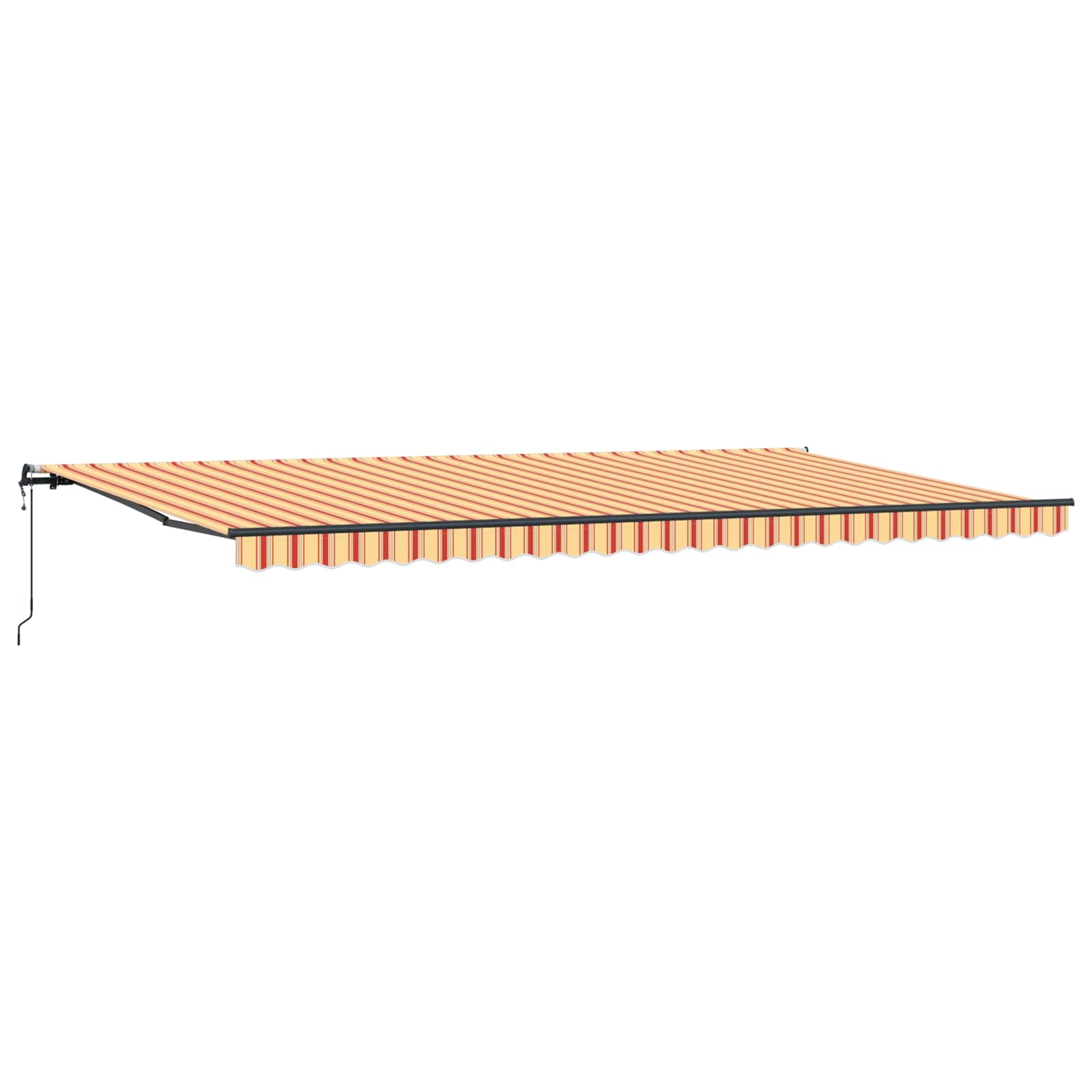 Ištraukiama markizė Geltona ir Oranžinė 600 × 350 cm
