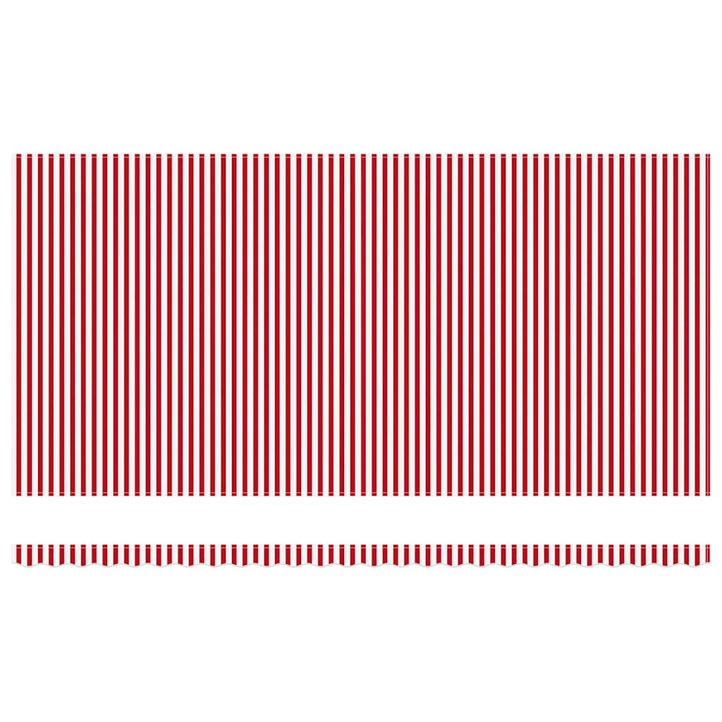 Ištraukiama markizė Raudona ir balta 600 × 350 cm