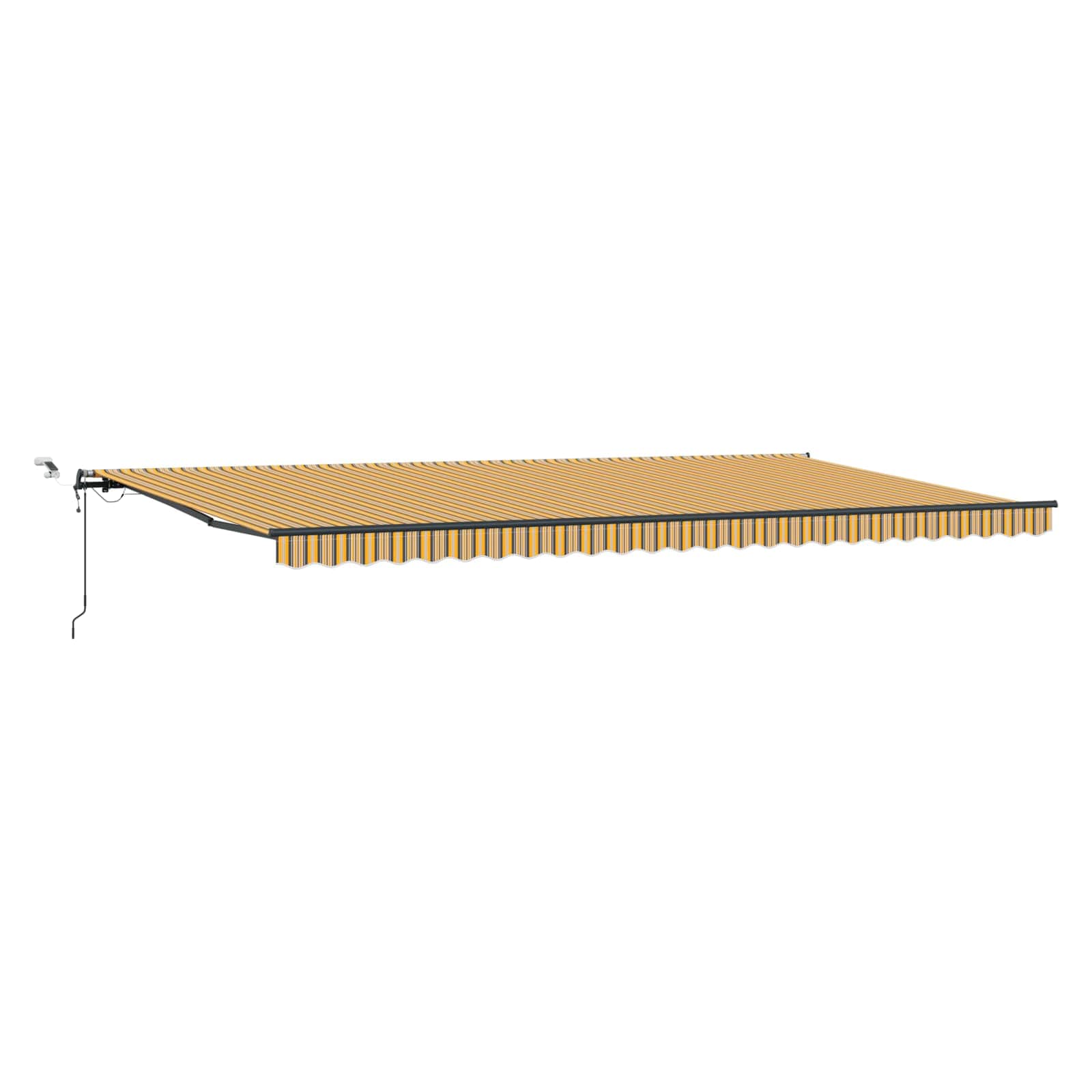 Lietussargs Audums ar daudzkrāsainu 600 × 350 cm poliesteru