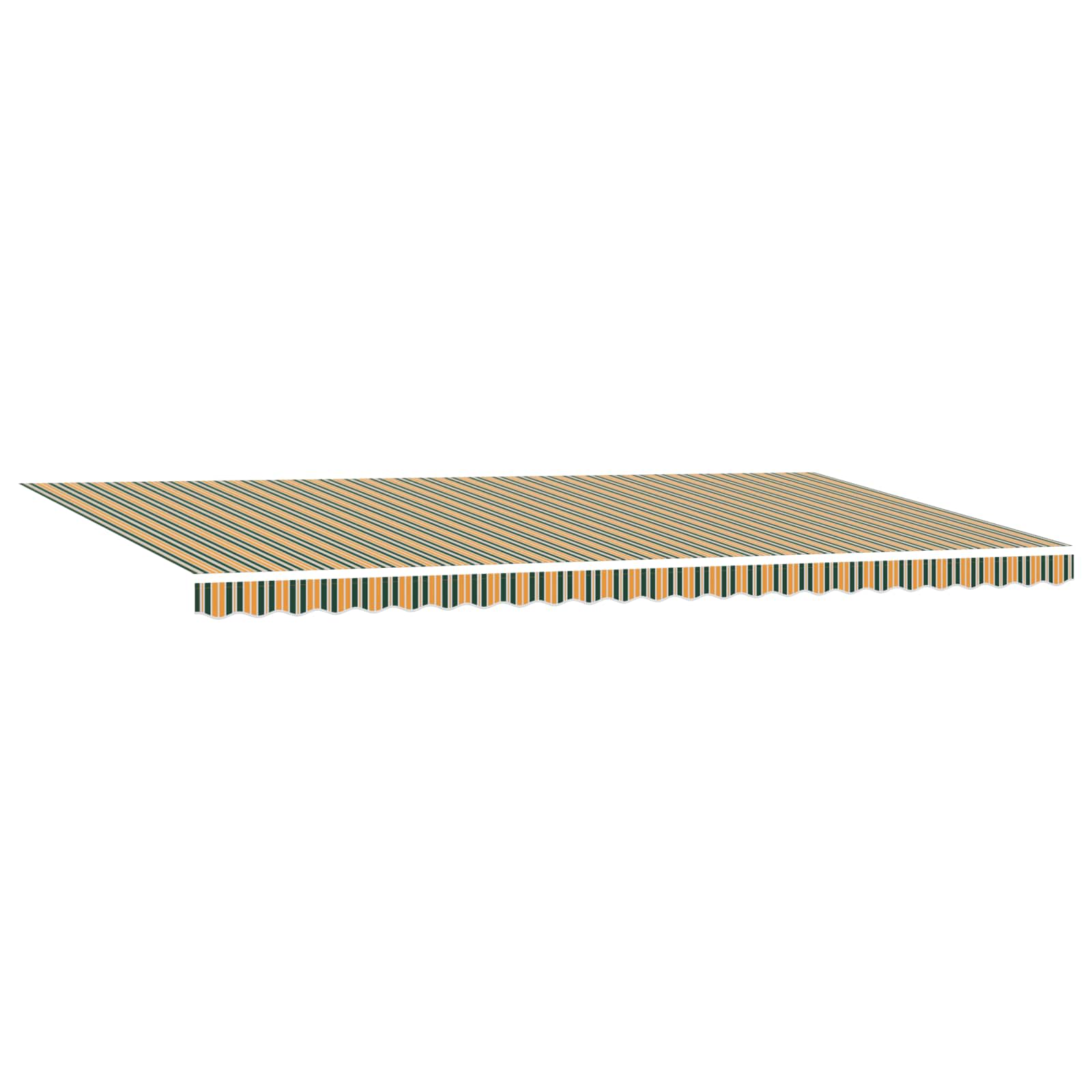 Veramā markīze Zaļa un dzeltena 600 x 350 cm audums