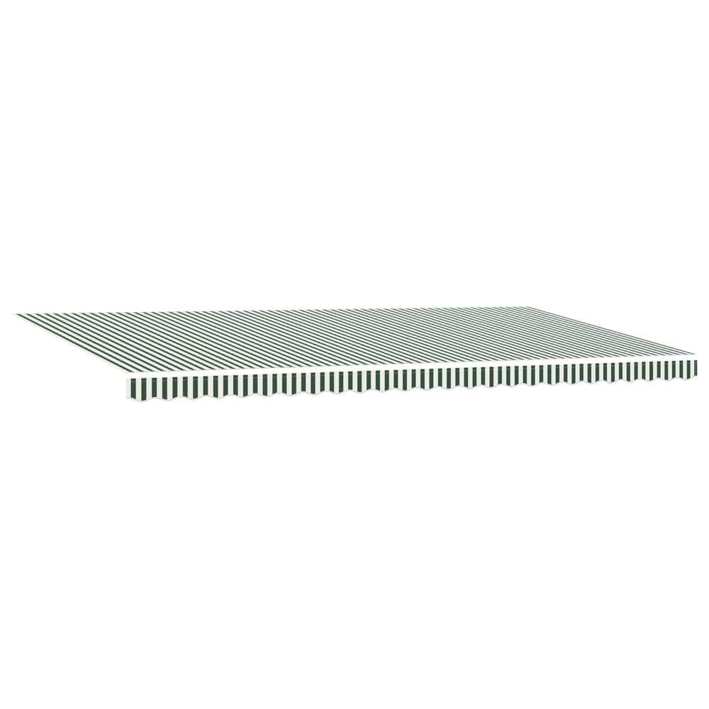 Ištraukiama markizė Žalia ir balta 600 × 350 cm