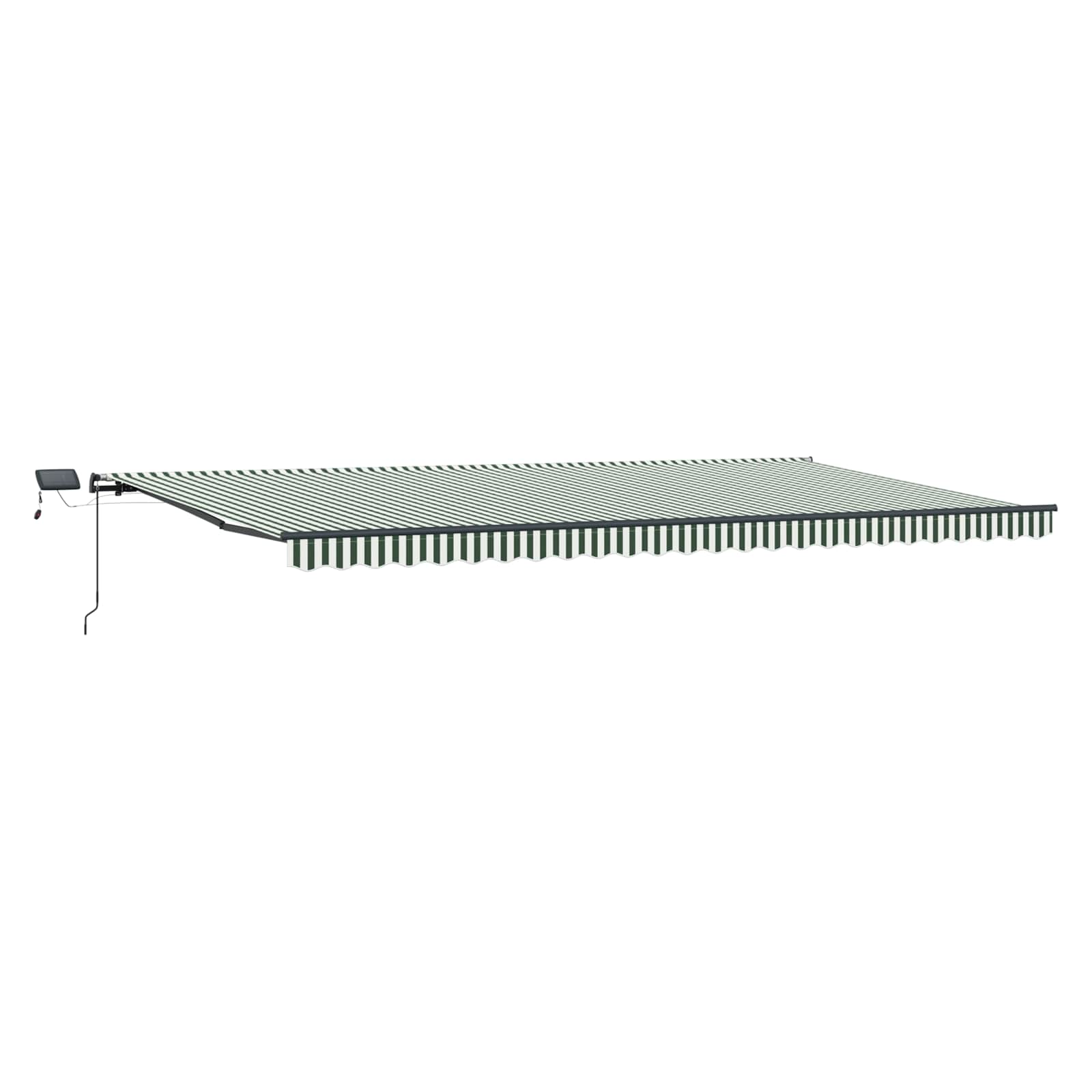 Ištraukiama markizė Žalia ir balta 600 × 350 cm