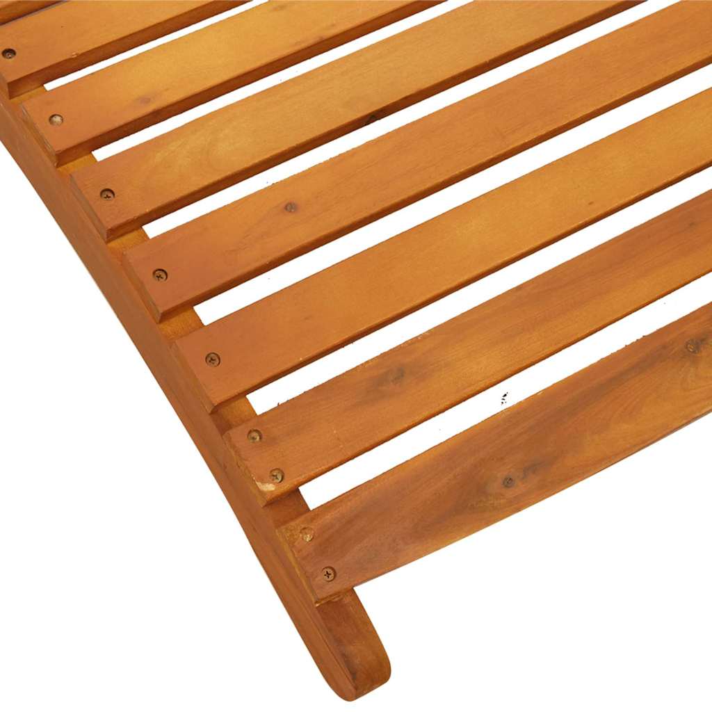Sun lounger 2 pcs Brown 55 x 184 x 64cm