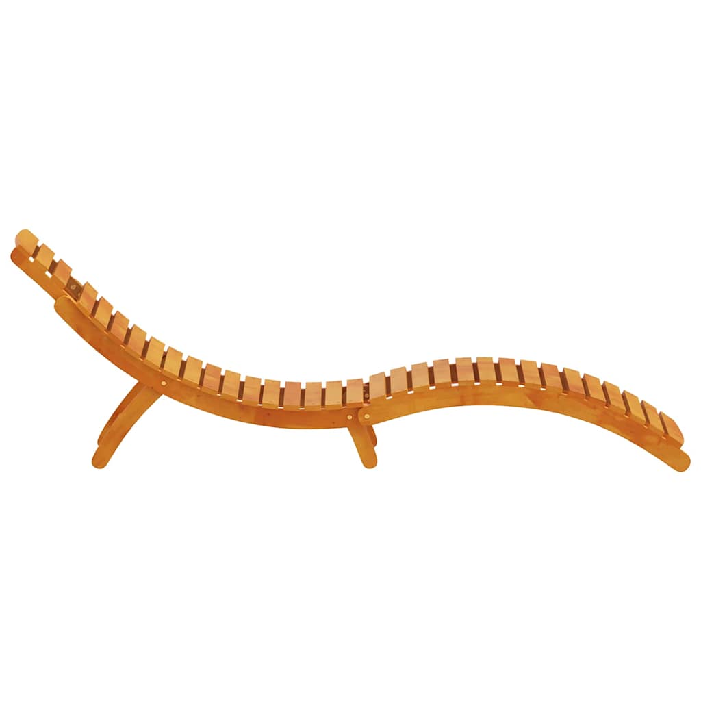 Sun lounger 2 pcs Brown 55 x 184 x 64cm