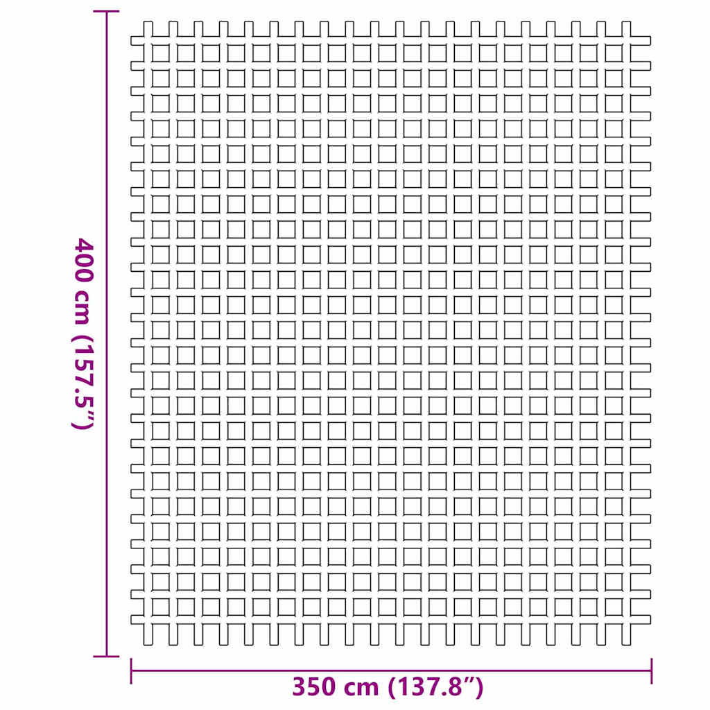 Palapinės kilimėlis Žalia 400 × 350 cm Poliesteris