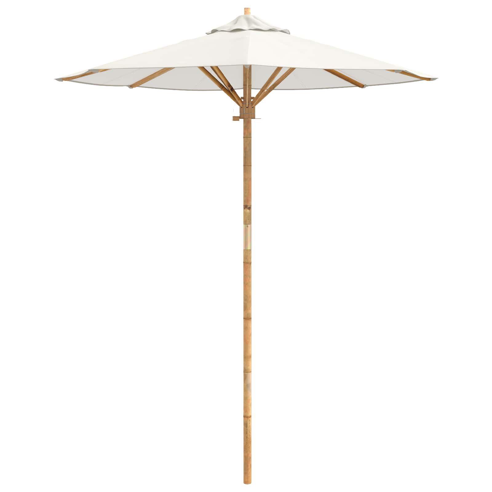 Sodo skėtis DEAN, balta, 180x180x230cm