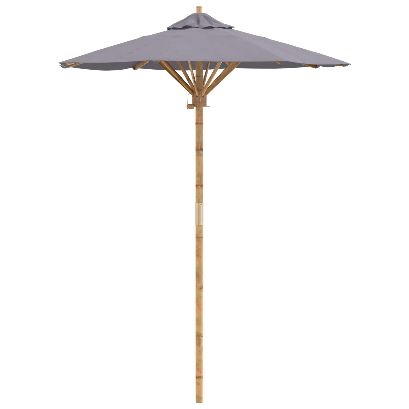 Garden Parasol Dark grey 150x210 cm from Bamboo