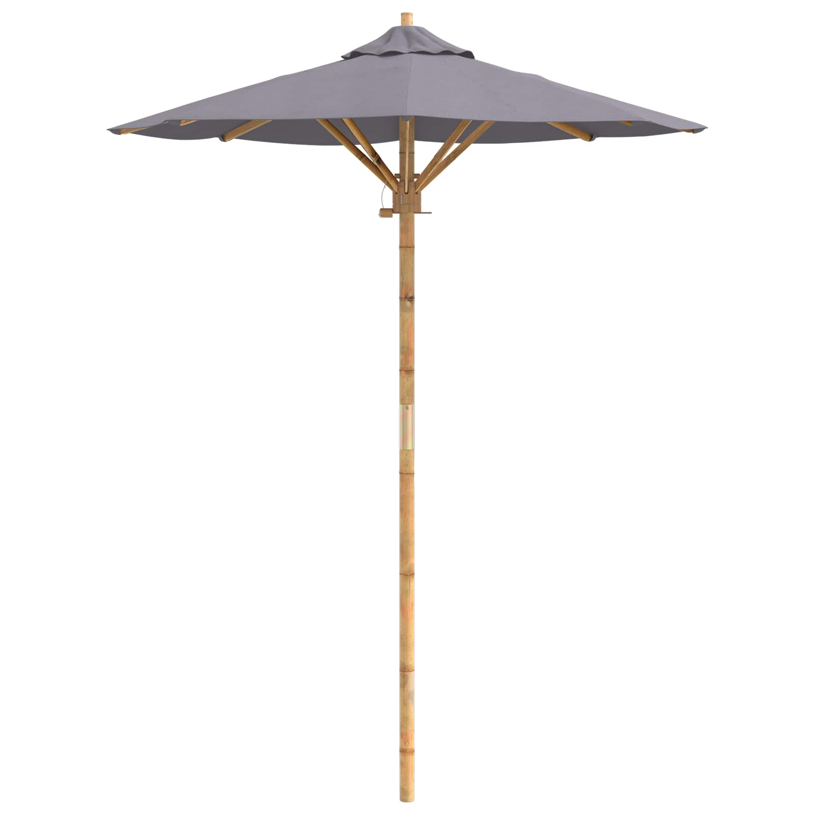 Garden Parasol Dark grey 150x210 cm from Bamboo