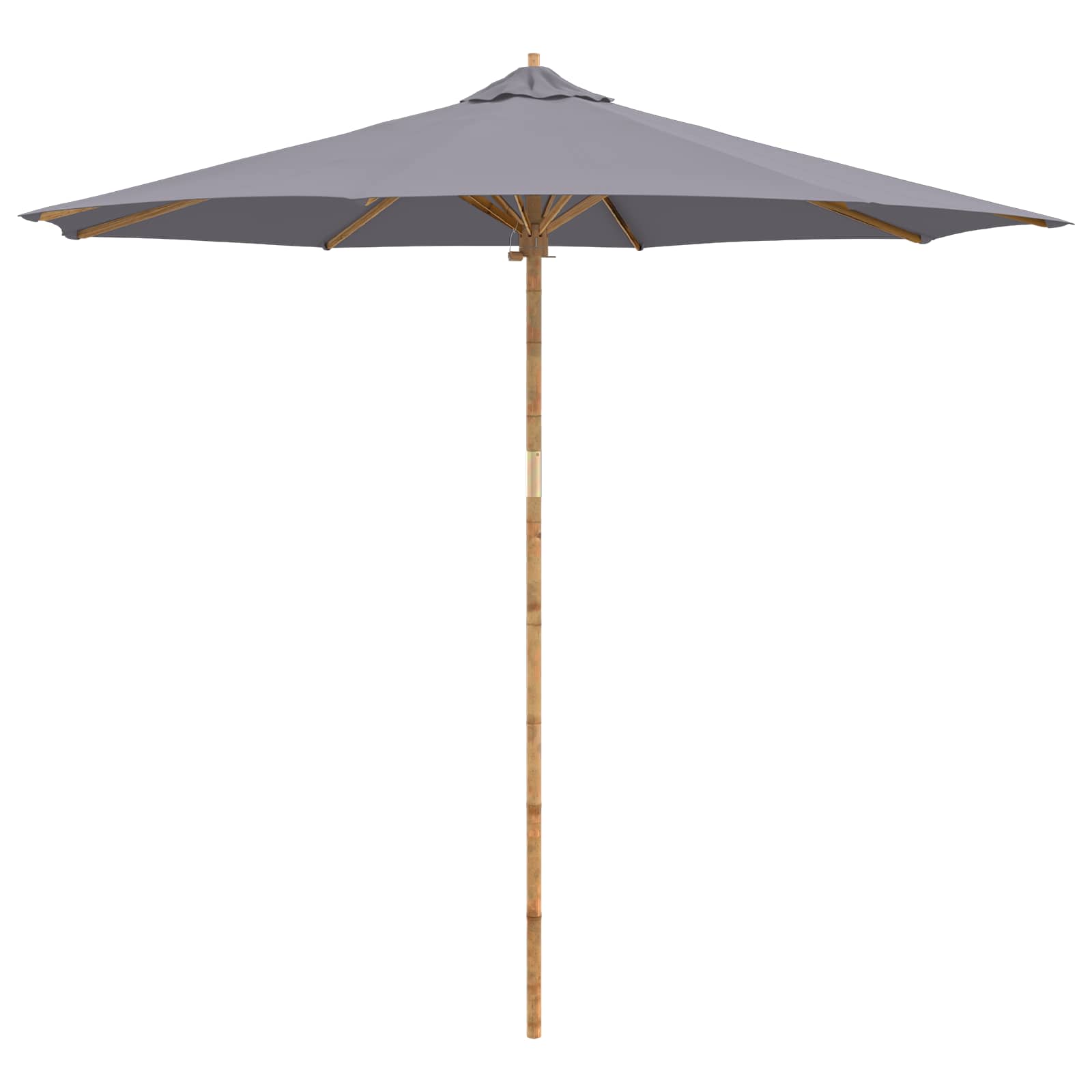 Sodo skėtis ELTON, tamsiai pilka, 270x260cm