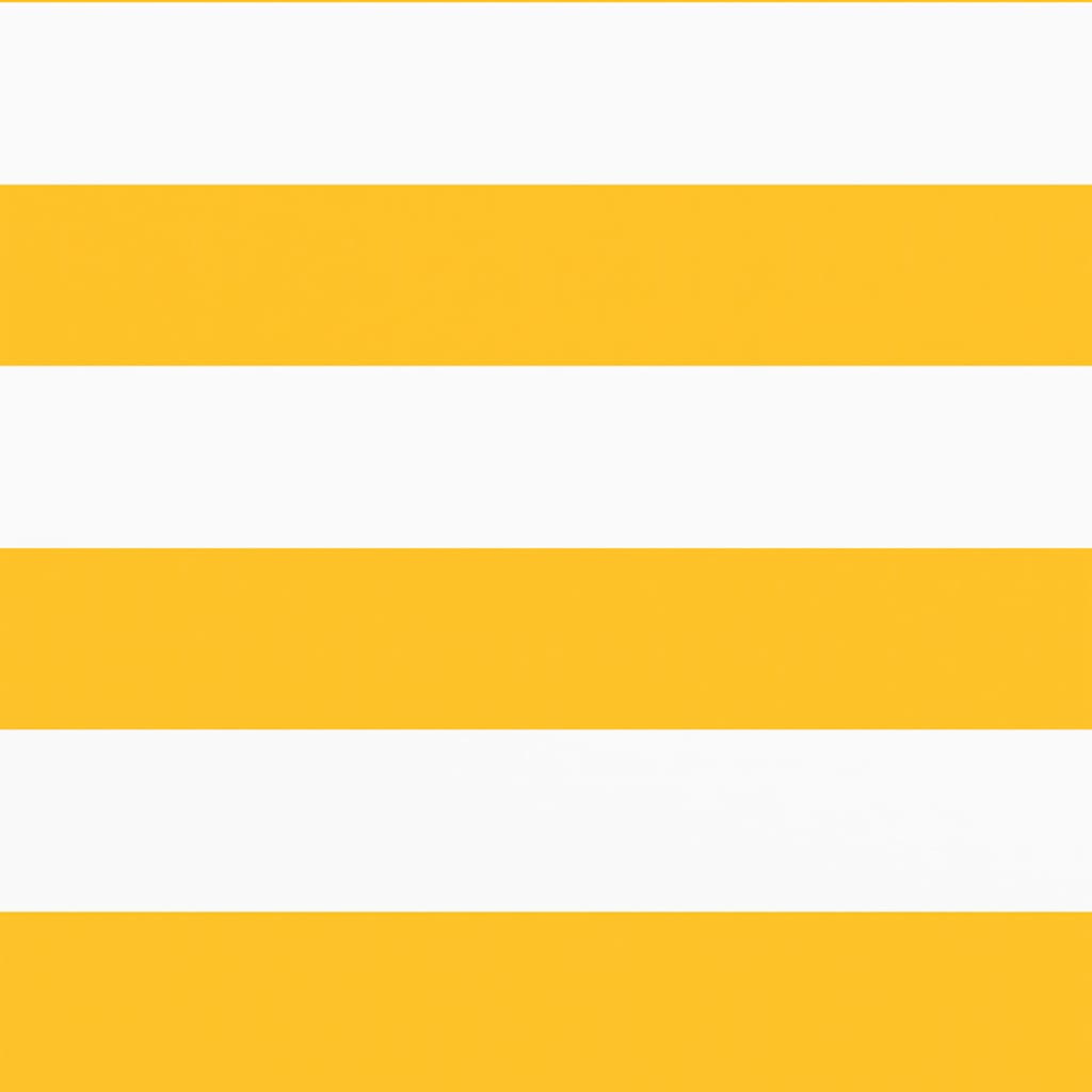 Balkono pertvara, geltonos ir baltos spalvos, 75x1000 cm